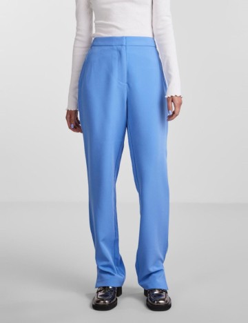 
						Pantaloni Pieces, albastru