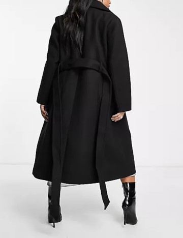 Palton Plus Size Forever New, negru