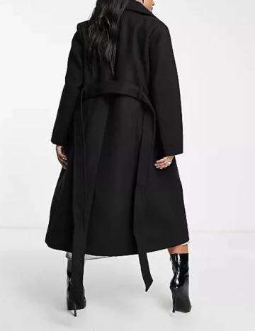 Palton Plus Size Forever New, negru