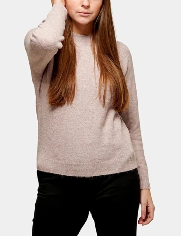 Bluza Vero Moda, roz pudra Roz