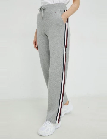 Pantaloni Tommy Hilfiger, gri