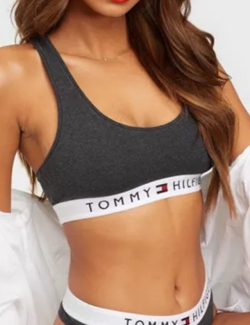 Bustiera Tommy Hilfiger, gri
