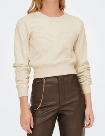 Bluza Only, bej Crem