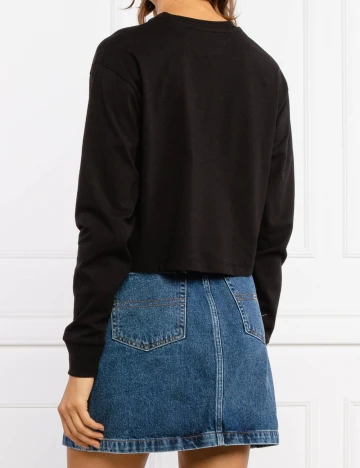 Bluza Tommy Jeans, negru Negru