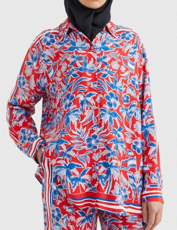 Camasa Tommy Hilfiger, rosu