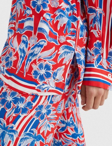 Camasa Tommy Hilfiger, rosu