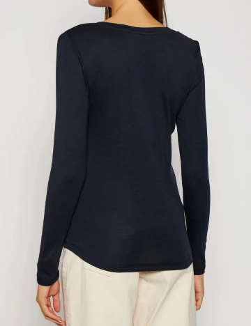 Bluza Tommy Hilfiger, bleumarin inchis Albastru