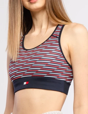 Bustiera Tommy Hilfiger, bleumarin inchis Albastru