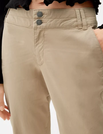 Pantaloni Q/S, crem