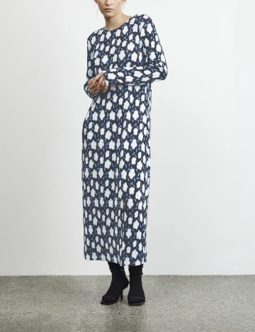 Rochie lunga Ichi, bleumarin