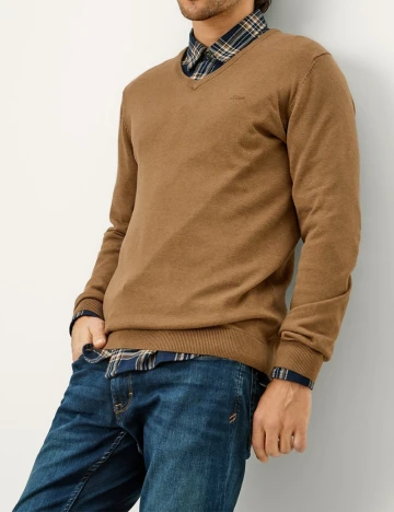 Bluza s.Oliver, maro Maro