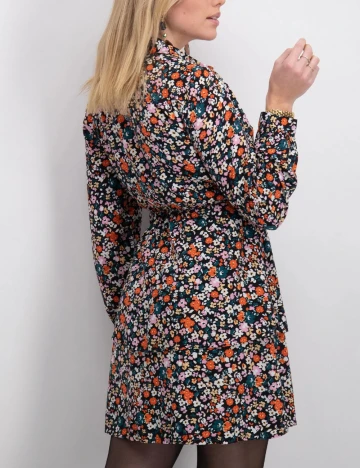 Rochie scurta Vila, imprimeu floral Floral print