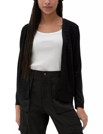 
						Cardigan Q/S, negru