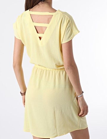 Rochie scurta Vero Moda, galben