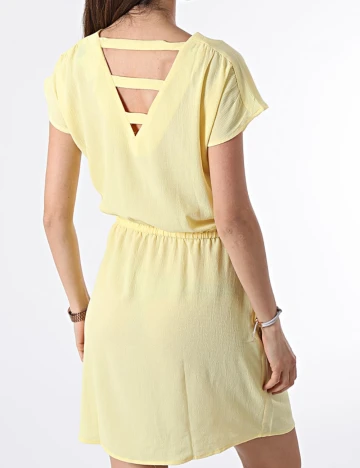 Rochie scurta Vero Moda, galben