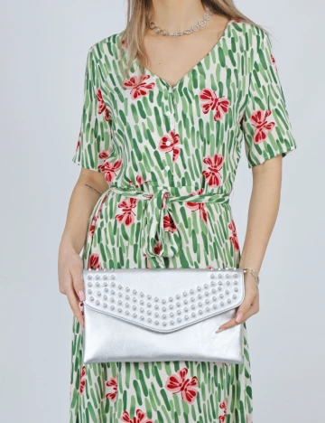 Geanta myMO, argintiu Gri