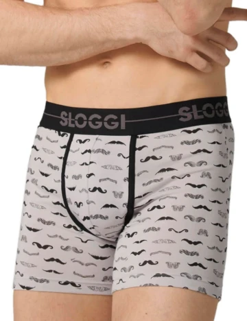 Set Boxeri 2 perechi Sloggi by Triumph, alb/negru