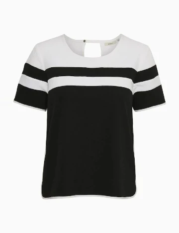 Bluza Dranella, alb/negru