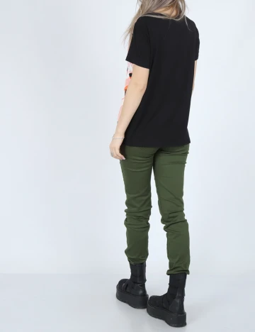 Bluza Fransa, roz/negru