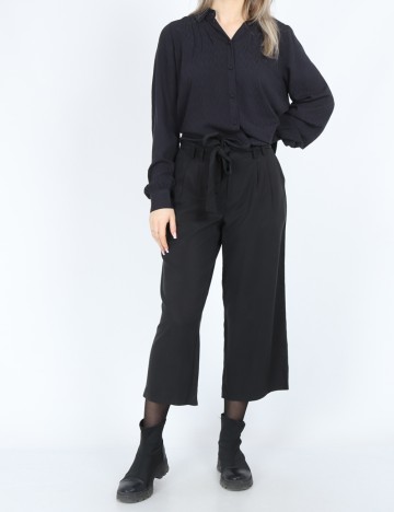 
						Pantaloni Bon a Parte, negru