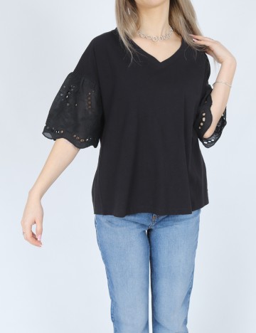 Bluza Cream, negru
