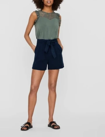 Pantaloni scurti Vero Moda, bleumarin
