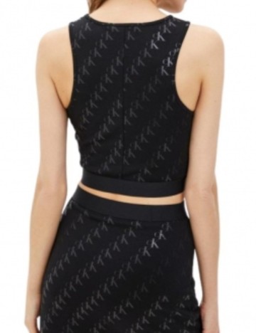 Top Calvin Klein Jeans, negru