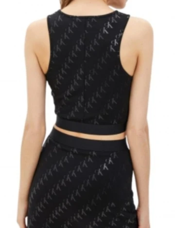 Top Calvin Klein Jeans, negru