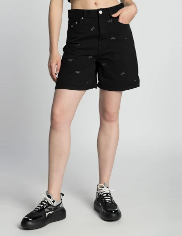 Pantaloni scurti Tommy Jeans, negru