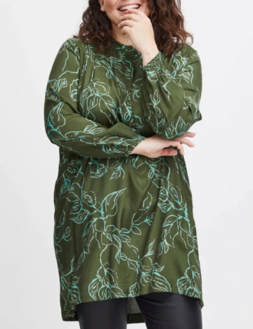 Camasa Fransa Curve, verde