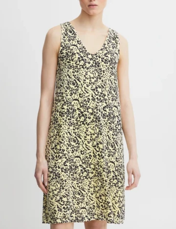 Rochie scurta Ichi, galben Galben