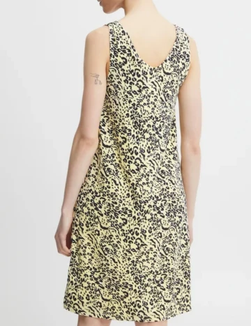 Rochie scurta Ichi, galben Galben