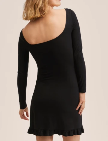 Rochie scurta Mango, negru Negru