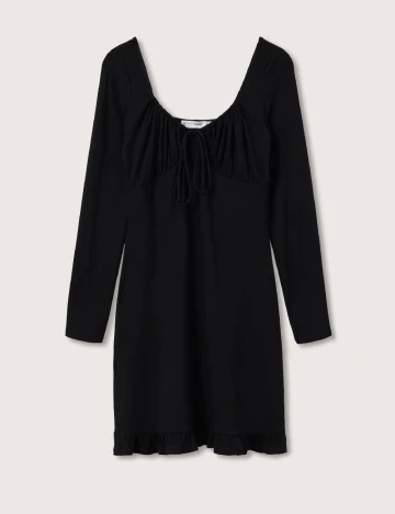 Rochie scurta Mango, negru Negru