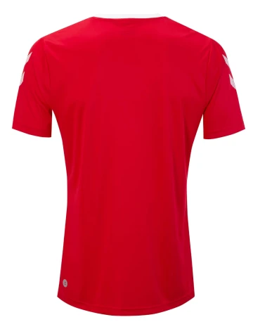 Tricou Hummel, rosu/alb