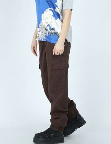 Pantaloni b.young, maro