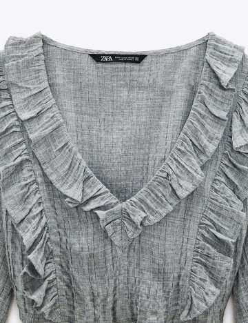 Top Zara, gri, M