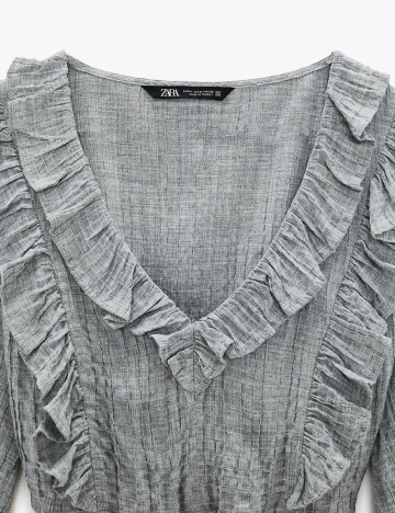 Top Zara, gri, M