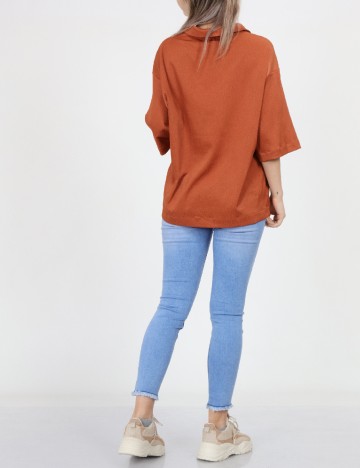 Bluza Fransa, maro
