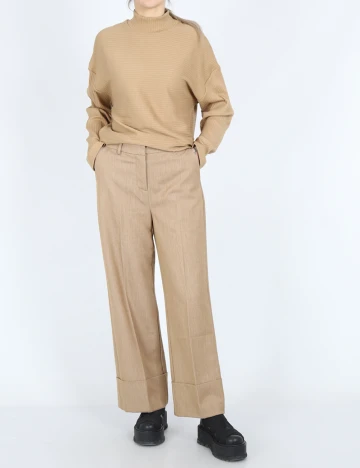 Bluza Oversize b.young, maro deschis Maro