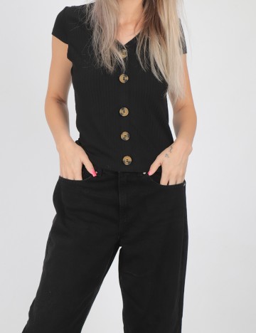 Tricou Only, negru, M