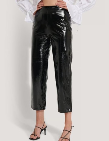 Pantaloni NA-KD, negru