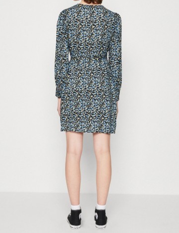 Rochie scurta Pieces, albastru