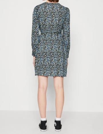 Rochie scurta Pieces, albastru