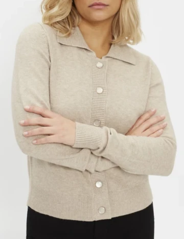 Cardigan Jacqueline de Yong, bej