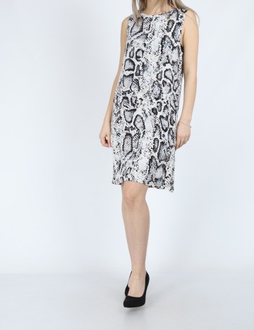 
						Rochie scurta Object, imprimeu sarpe