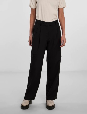 
						Pantaloni Pieces, negru