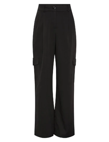 Pantaloni Pieces, negru Negru