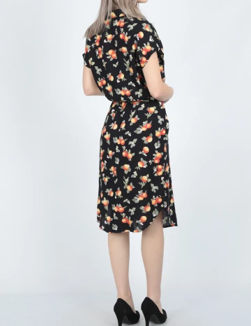 Rochie scurta Pieces, negru