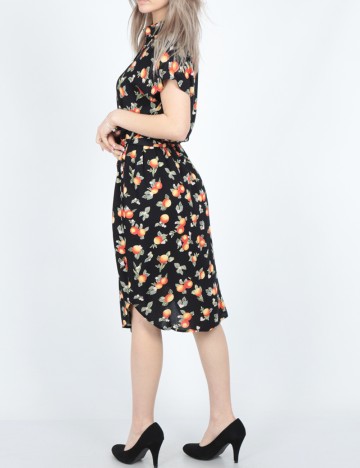 Rochie scurta Pieces, negru